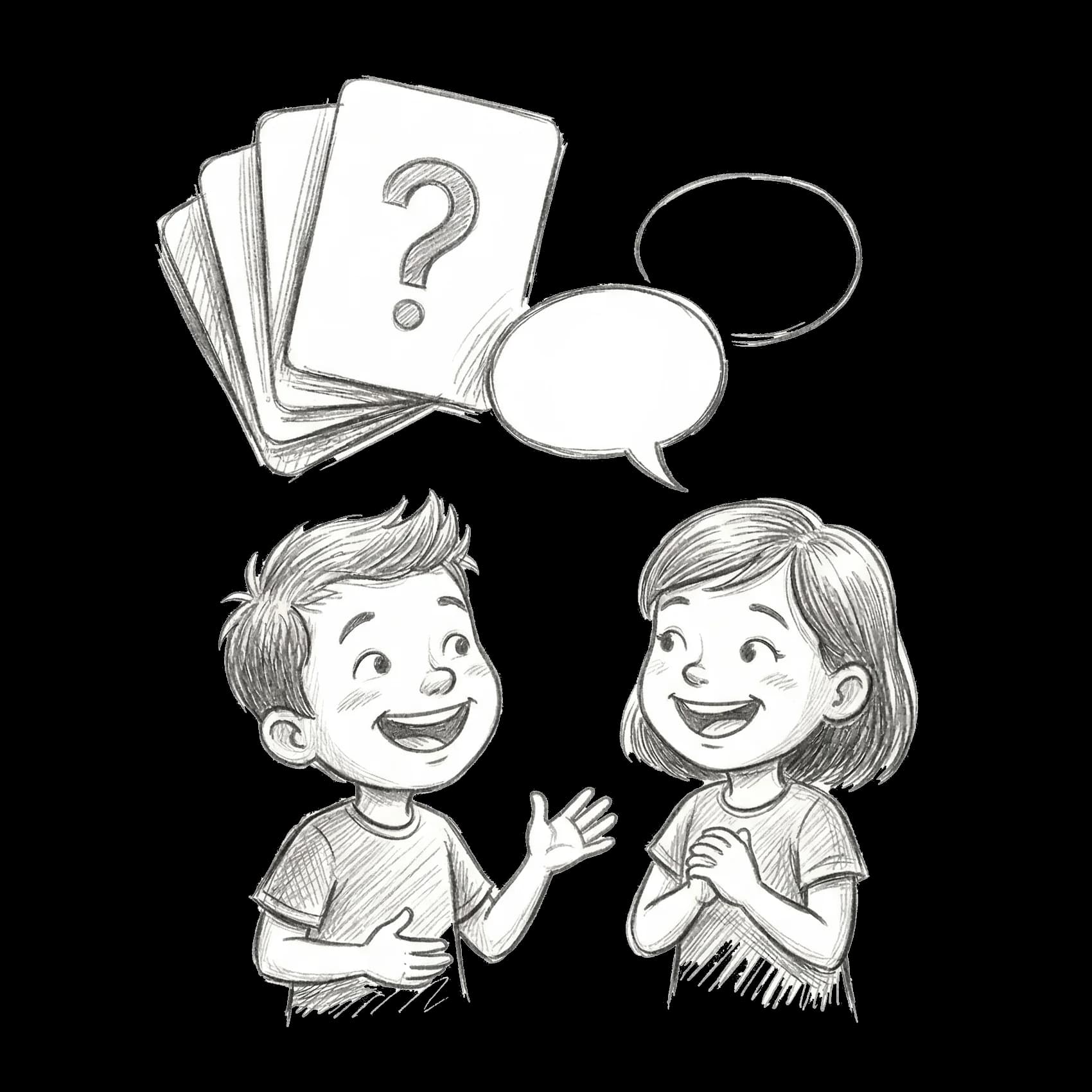 Voorbeeld van een gespreksspel