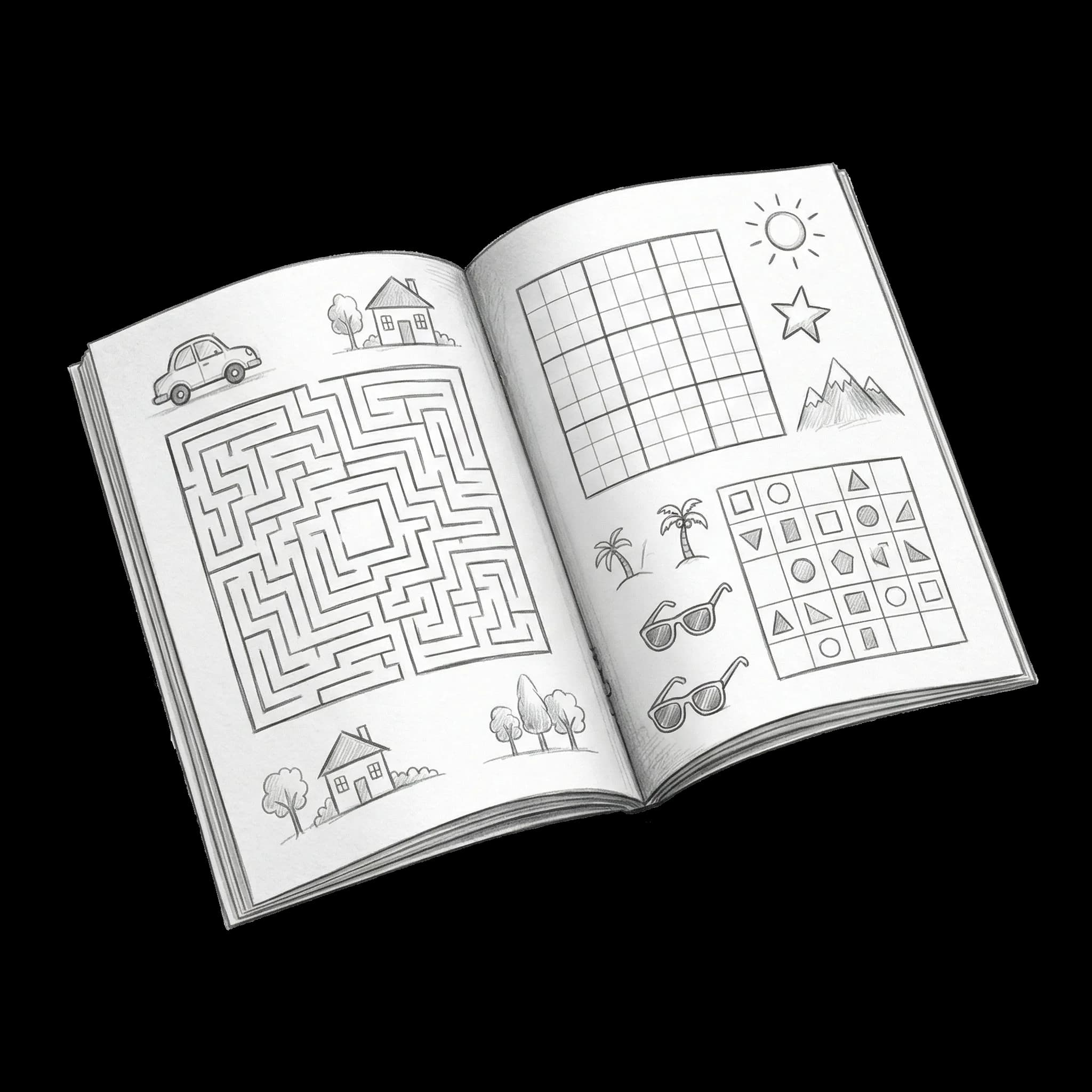 Voorbeeld van een vakantieboek