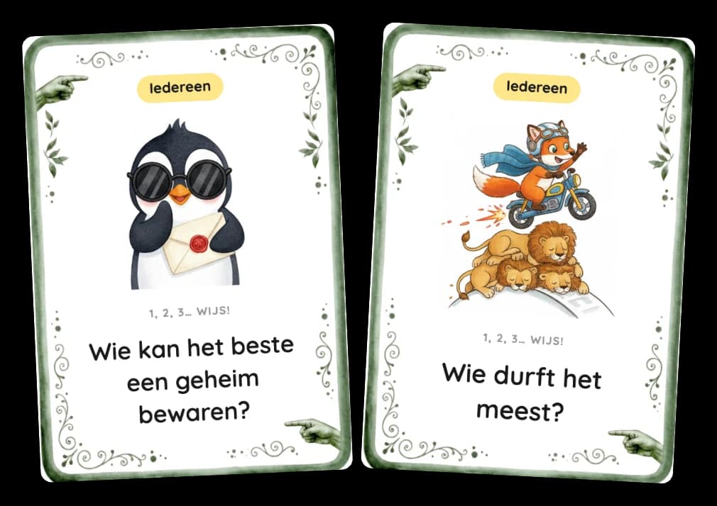 Iedereen: 3, 2, 1... Wijs!