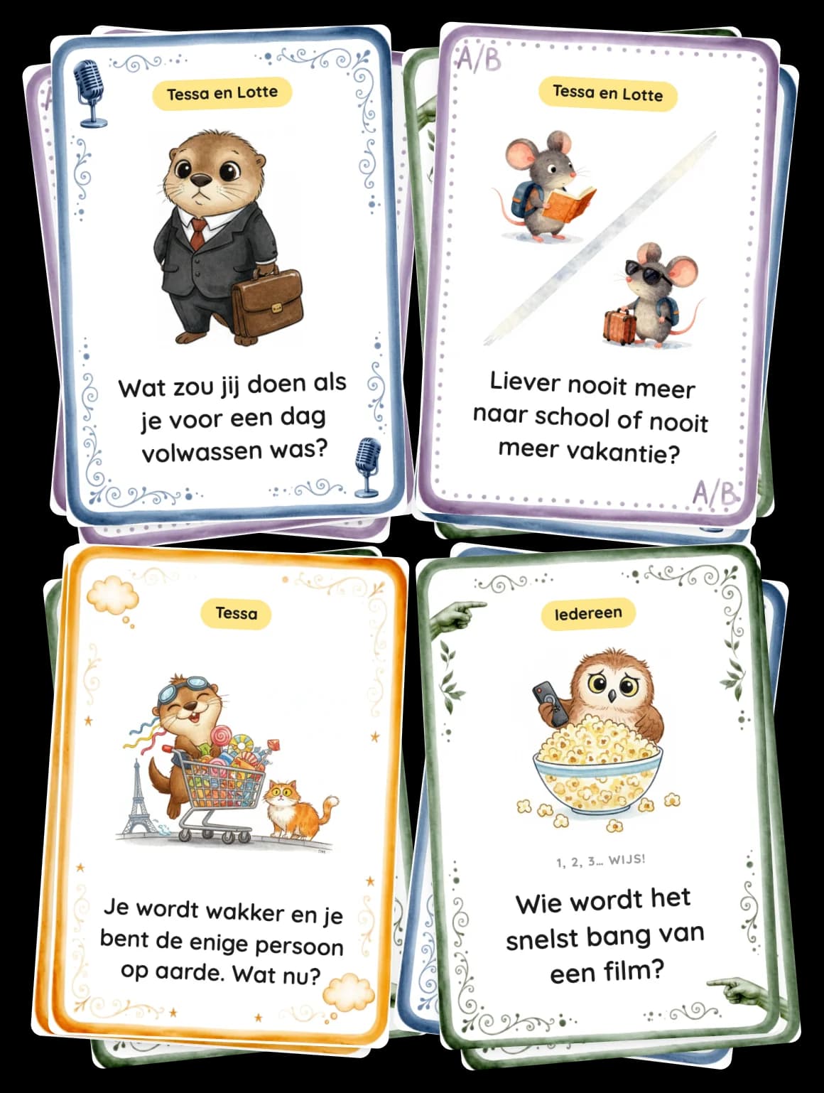 Gespreksspel voor het hele gezin